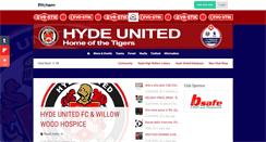 Desktop Screenshot of hydeunited.co.uk